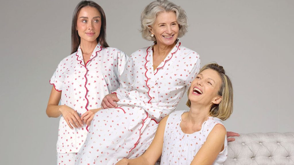 heidi valentines day sleepwear collection